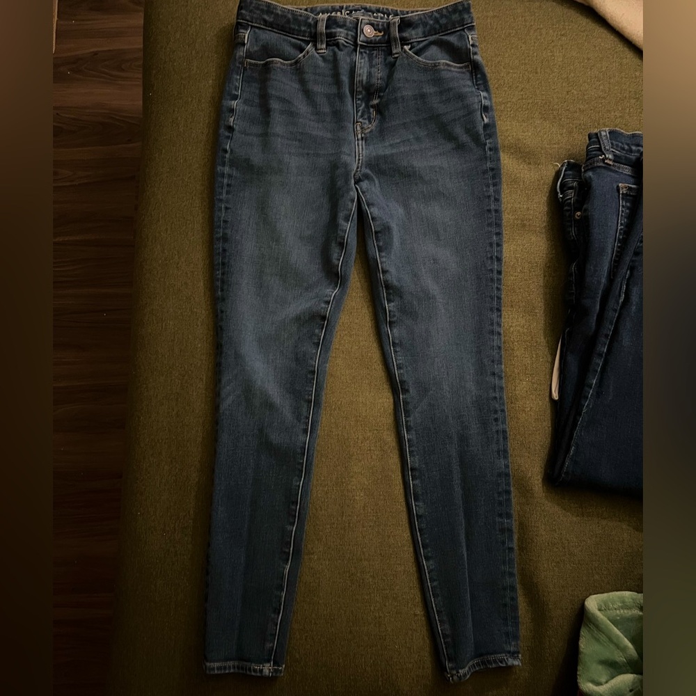 American Eagle Outfitters Dark Blue Jeggings